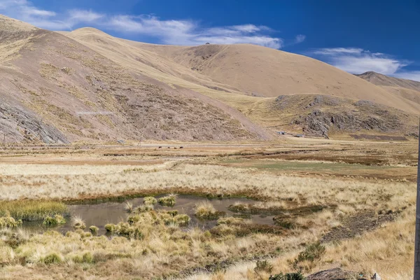 Nézd, az Andok hegységben, Peruban — Stock Fotó