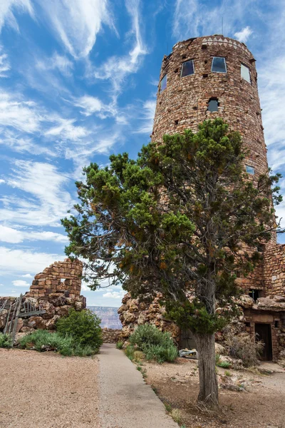 Desert View Watchtower en el Gran Cañón, South Rim, Arizona, EE.UU. — Foto de Stock