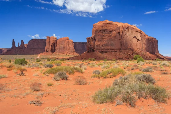 Vista do Monument Valley in Navajo Nation Reservas entre Utah e Arizona — Fotografia de Stock