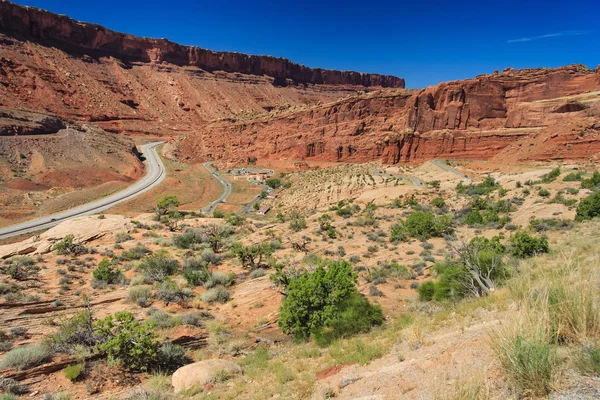 Entrada al Parque Nacional Arches, Utah, EE.UU. — Foto de Stock