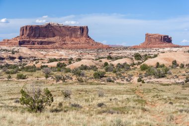 Taşlaşmış tepeleri ve ateşli fırın Universitesi, Arches National Park, Utah, Amerika doğal yolu