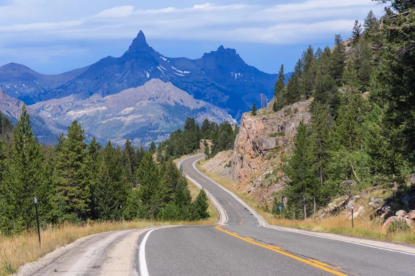 Beskåda av Montana berg, Usa Stockbild