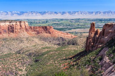 Colorado National Monument at Grand Junction, Colorado,  USA clipart