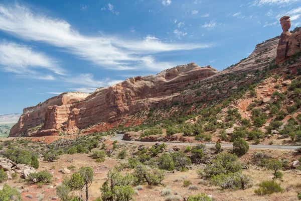 Colorado nationales Denkmal an der großen Kreuzung, colorado, USA — Stockfoto