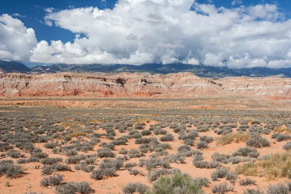 Vista sul deserto dello Utah centrale — Foto Stock