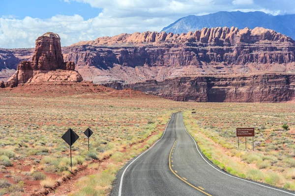 Highway to Hite Marina Campground on Lake Powell in Glen Canyon National Recreation  Area