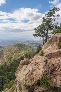 Görünümü, Santa Fe, New Mexico Atalaya dağ