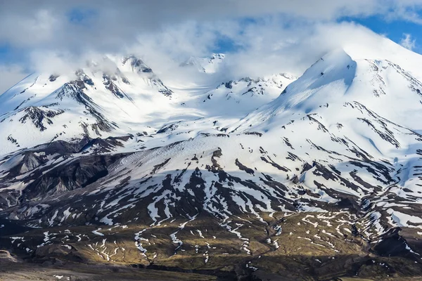 Toppen av Mount St Helens i Washington, Usa Stockfoto
