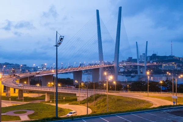 Złoty most we Władywostoku — Zdjęcie stockowe