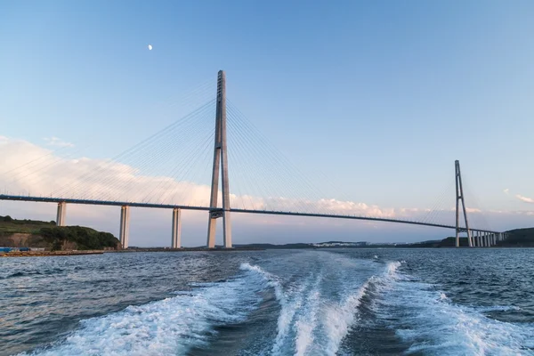 Russische Brücke in Wladiwostok, Russland — Stockfoto