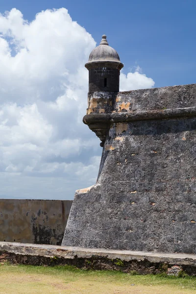 Torre em San Felipe del Morro, Porto Rico — Fotografia de Stock