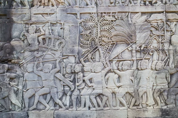 Prasat Bayon karmaşık bas-reliefs