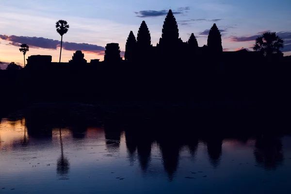 Východ slunce v Angkor Wat, Kambodža — Stock fotografie