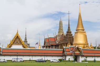 Temple of the Emerald Buddha complex, Bangkok,  Thailand clipart