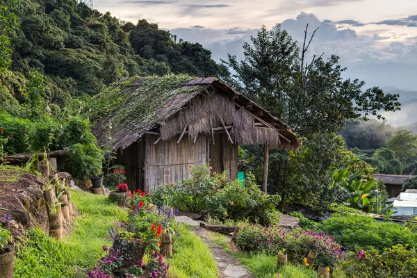 土井プイもん族山岳民族の村、チェンマイ、タイ北部 — ストック写真