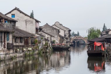 Köprüler, Jing Zhujiajiao antik su şehrin Kanallar