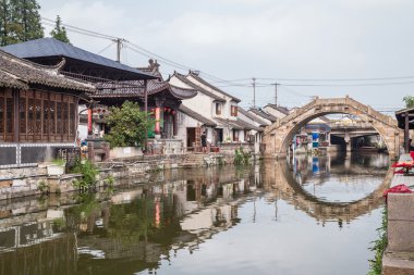 Köprüler, Jing Zhujiajiao antik su şehrin Kanallar