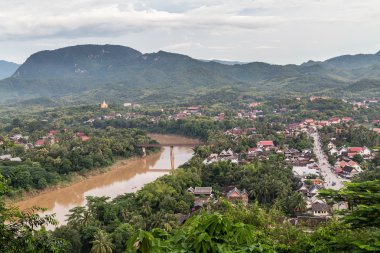 Luang Prabang, Laos üzerinden Mount Phousi görünümünü