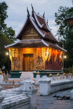 Luang Prabang, Laos WAT Xieng tanga Budist tapınağı