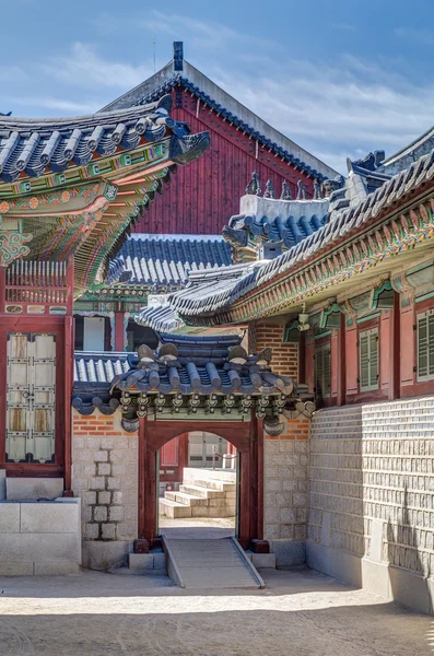 Gates de Gyeongbokgung Sarayı, Seoul, Güney Kore