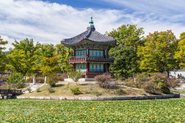 Hwangwonjeong Pagoda Gyeongbokgung Sarayı, Seul, Kore