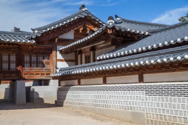 Evlerde Gyeongbokgung Sarayı, Seoul, Güney Kore