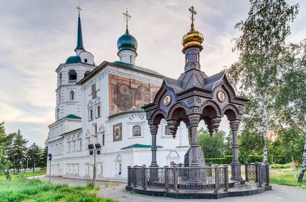 Церковь Спаса в Иркутсе, Россия — стоковое фото