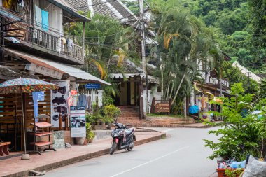 Luang Prabang, Laos - circa August 2015: Streets of Luang Prabang,  Laos