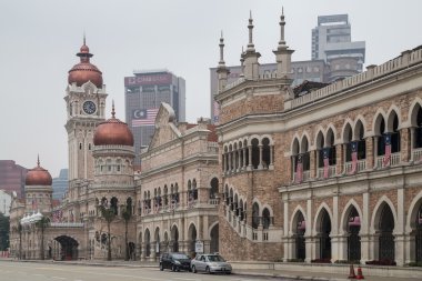 Kuala Lumpur, Malaysia - circa October 2015: Sultan Abdul Samad Building, Merdeka Square, Kuala  Lumpur