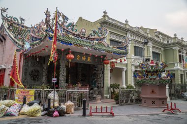 Georgetown, Penang/Malaysia - circa October 2015: Yap Kongsi Temple in Georgetown, Penang,  Malaysia