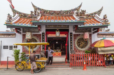 Georgetown, Penang/Malaysia - circa October 2015: Cheng Hoon Teng chinese buddhist temple in Georgetown, Penang,  Malaysia