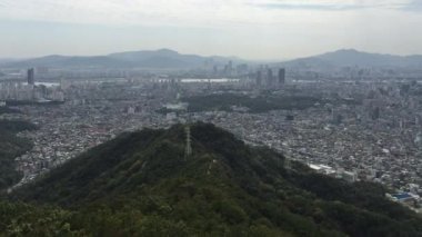 Seoul, Güney Kore, manzarası üst Panoraması