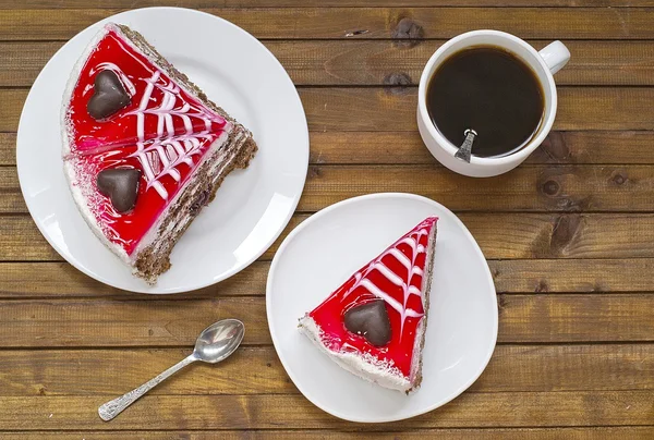 Cake and coffee — Stock Photo, Image