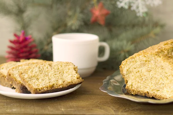 Stukken van cake — Stockfoto