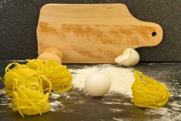 Ongekookte pasta — Stockfoto