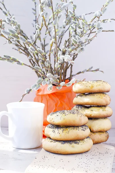 Bagel impilati — Foto Stock