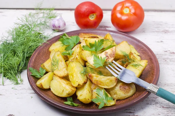 Fried potato — Stock Photo, Image