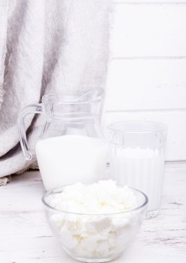 rustik süzme peynir süt ile