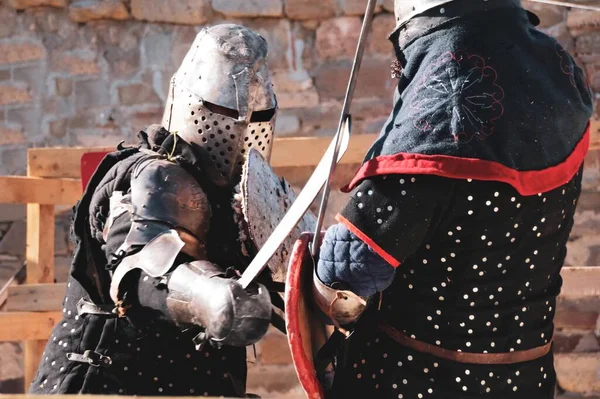 Fighting Knights Historic Festival 免版税图库照片