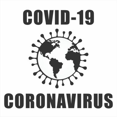 Corona virüsü konsepti. dünya. 