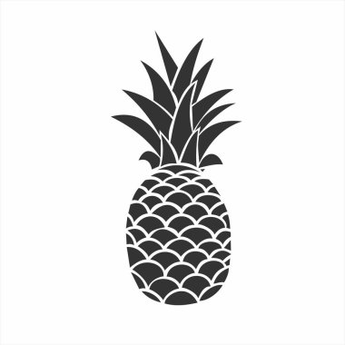 Vektör. Bir ananas. EPS vektör grafikleri