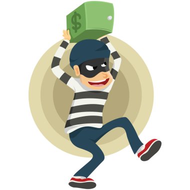 Hırsızlar kasa ile kaçmak