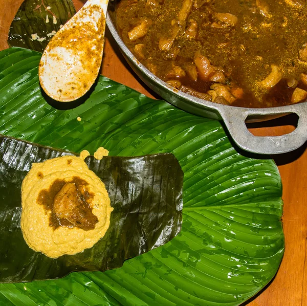 Preparação Uma Refeição Típica América Latina Cujo Nome Tamales Que — Fotografia de Stock