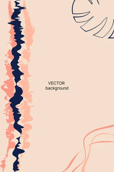 Trendige Künstlerische Kartenvorlage Design Für Covers Einladungen Plakate Broschüren Poster — Stockvektor