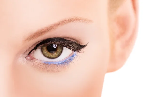 Close up shot of an eye with make up — Stock Photo, Image