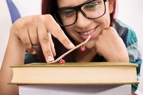 Gioco di pattini giocattolo, primo piano — Foto Stock