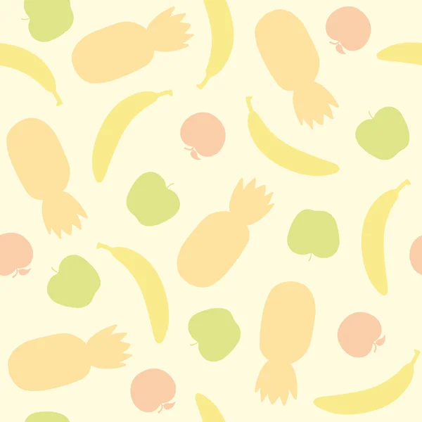Fruit naadloos patroon — Stockvector