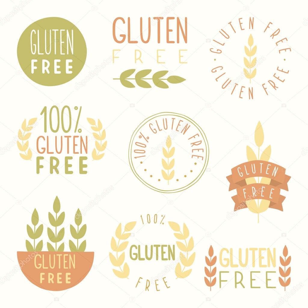 Gluten free labels.