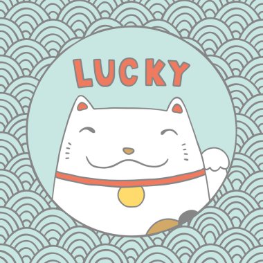 Maneki neko - şanslı kedi.