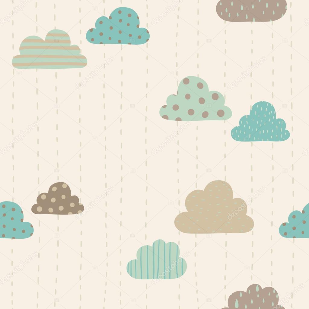 Funny clouds pattern.